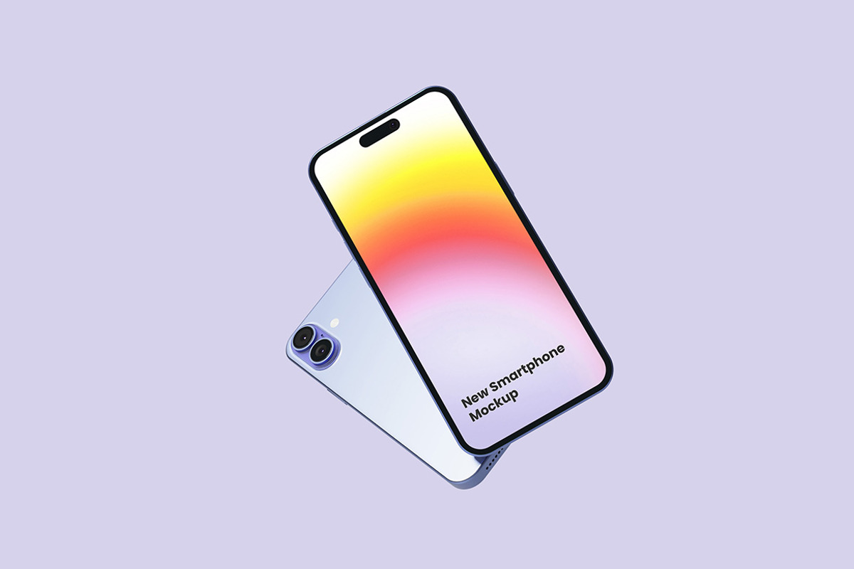 Floating Smartphone Mockup, a Mockup by My Code Std (Photo 3 of 6)