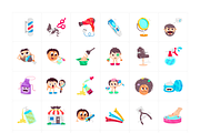 Animated Barber Shop Stickers, an Emoji Icon by Vectors Market (Thumbnail 5 of 7)