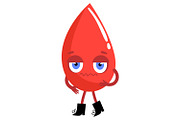 Blood Drop Characters Clipart Medic, a Healthcare Illustration by the_myro (Thumbnail 7 of 14)