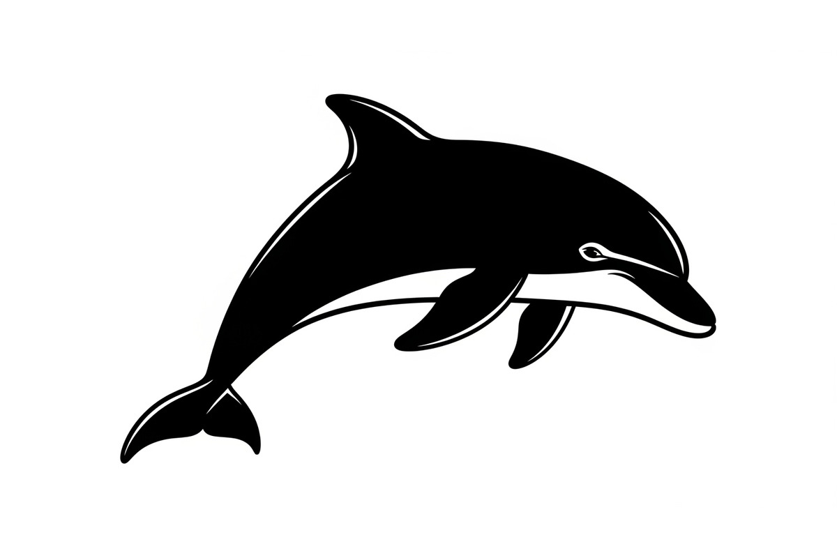 Dolphin Jumping Silhouette Vector, an Illustration by Designs_River (Photo 20 of 51)