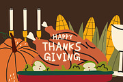 Thanksgiving illustration bundle, a Food Illustration by Luamor (Thumbnail 8 of 9)