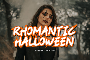 Rhomantic Halloween font