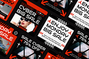 Cyber Monday Social Media, a Social Media Template by Loin Studio (Thumbnail 1 of 2)