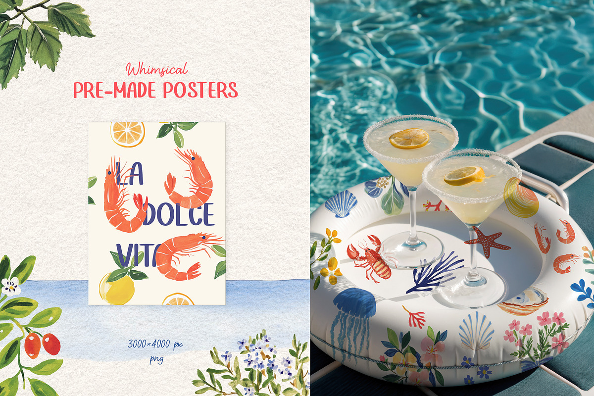 Whimsical Summer collection, a Seasonal Illustration by Polli Deeva (Photo 8 of 13)