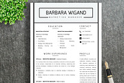 Resume Template | Barbara, a Resume Template by ResumeWorkshop (Thumbnail 1 of 10)