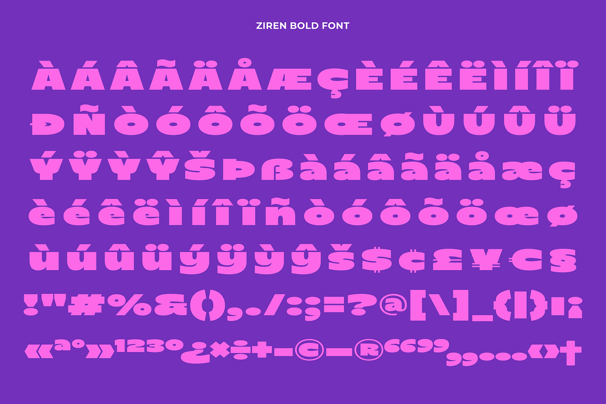 Ziren - Bold Font, a Sans Serif Font by limitype (Photo 9 of 10)