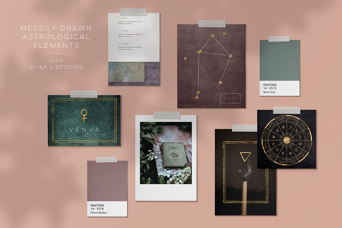 Cosmic Astrology, Magic & Tarot Set, an Object Graphic by Blixa 6 Studios (Photo 7 of 68)