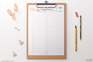 Monthly Printable Planner