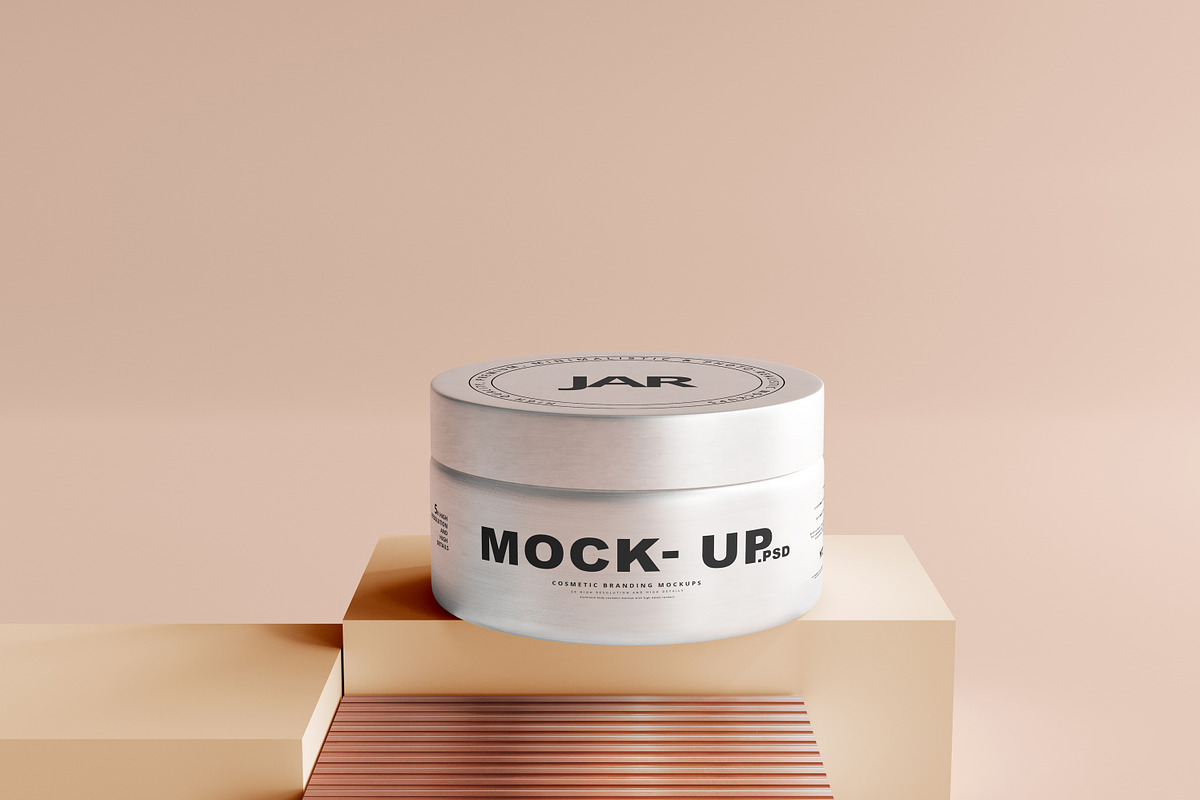 Aluminum Cosmetic Mockup Bundle, a Cups & Container Mockup by pmvch (Photo 199 of 206)