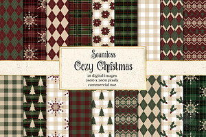 Cozy Christmas Digital Paper