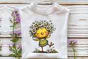 Whimsical Yellow Spring Clipart, an Illustration by OK Design (Thumbnail 4 of 6)