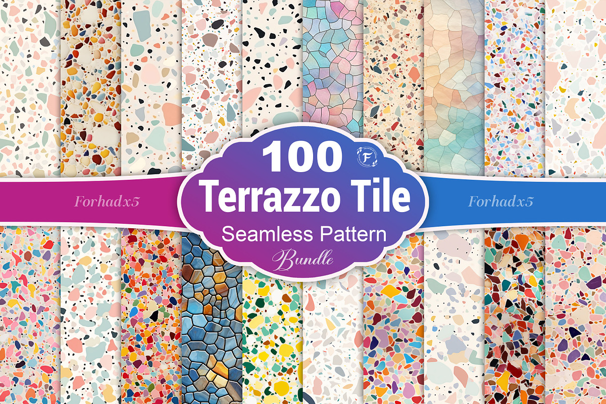 Terrazzo Seamless Pattern, a Pattern Graphic by Forhadx5 (Photo 1 of 6)