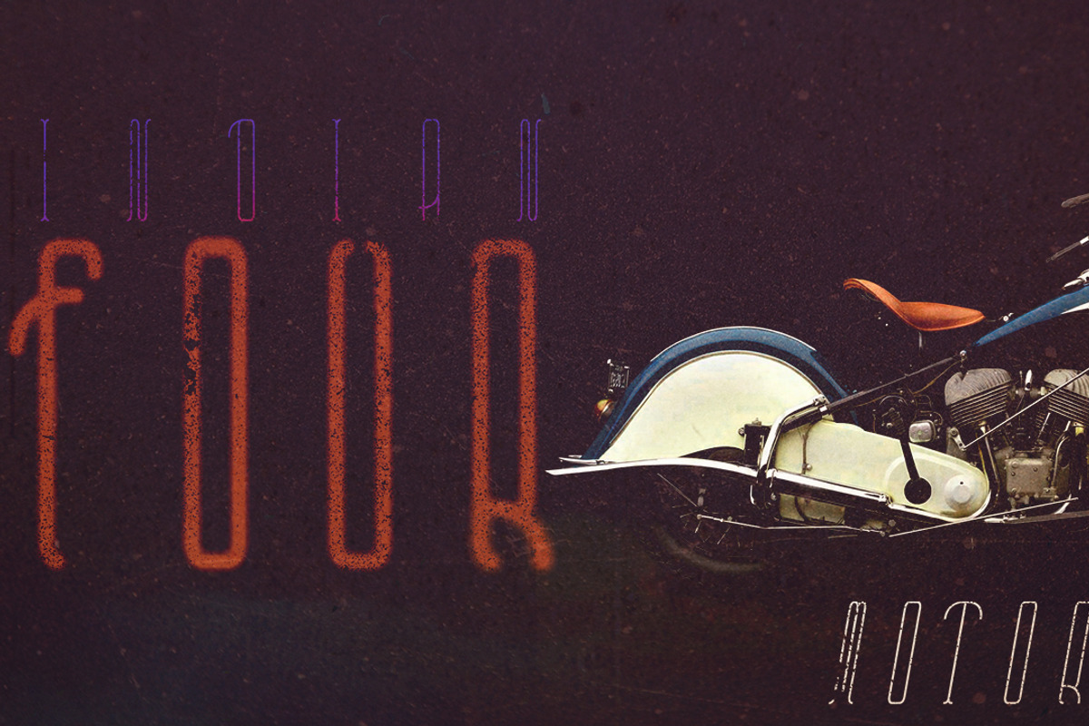 Belau Tall Deco Font Family preview 5