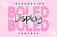 Boled Display - Playful Font Duo