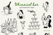 Whimsical bar clipart, an Object Illustration by divanovskaya_nv (Thumbnail 8 of 13)