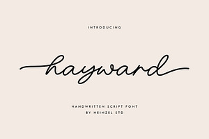 Hayward Handwritten Script Font