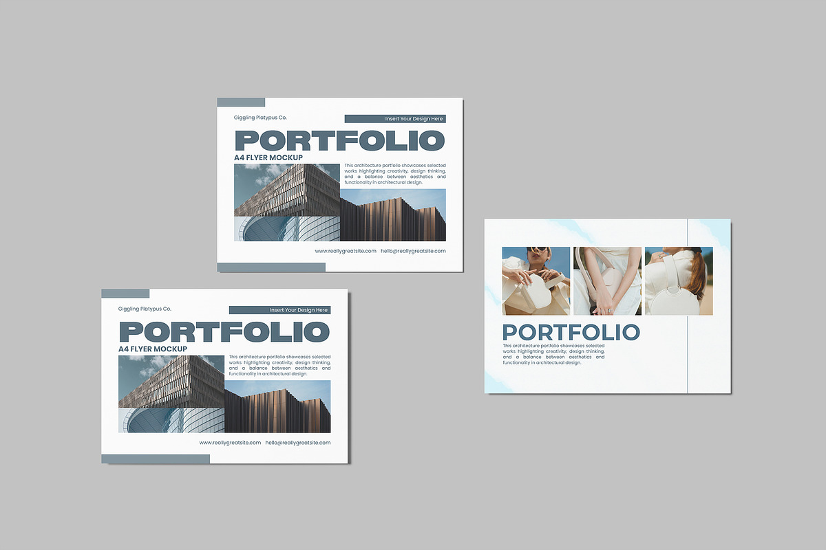 A4 Flyer Landscape Mockup, an Advertising Mockup by rizalamora (Photo 13 of 13)