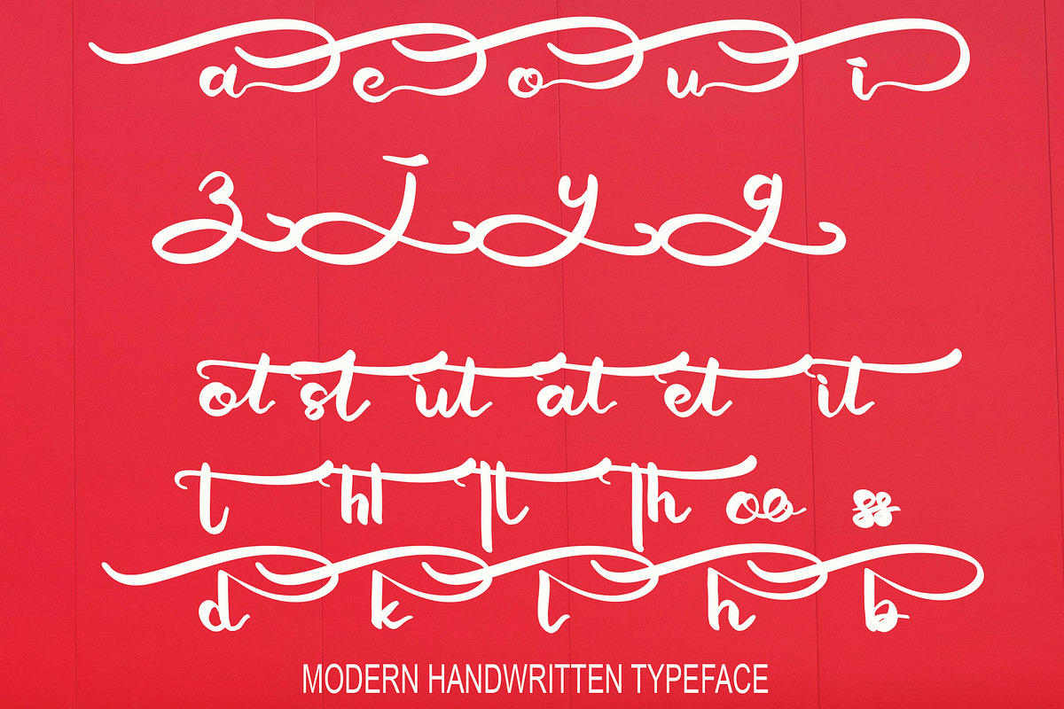 Astay Hiuga, a Script Font by Canden Meutuah (Photo 5 of 7)