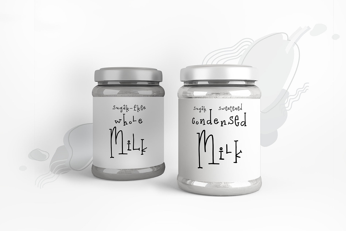 Milky River Cyrillic playful kids font preview 6