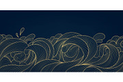 Water And Waves Golden Backgrounds, a Background Graphic by Marylia (Thumbnail 13 of 22)