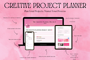 Notion Template for Creatives - Pink, a Templates & Theme by flowē (Thumbnail 1 of 5)