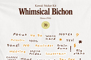 Whimsical Bichon: Kawaii Sticker Kit, an Animal Illustration by divanovskaya_nv (Thumbnail 12 of 18)