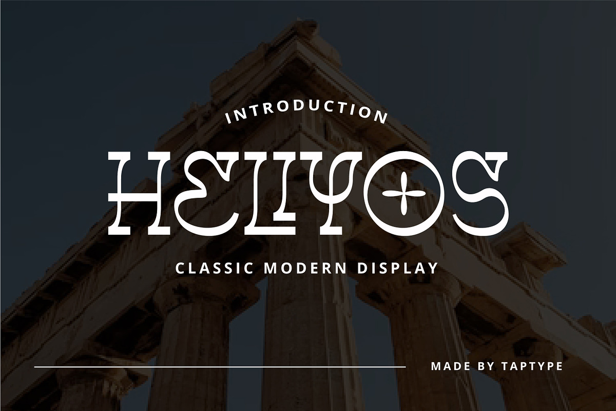 Heliyos - Slab Serif Display Font, a Slab Serif Font by Vesvocrea (Photo 1 of 13)