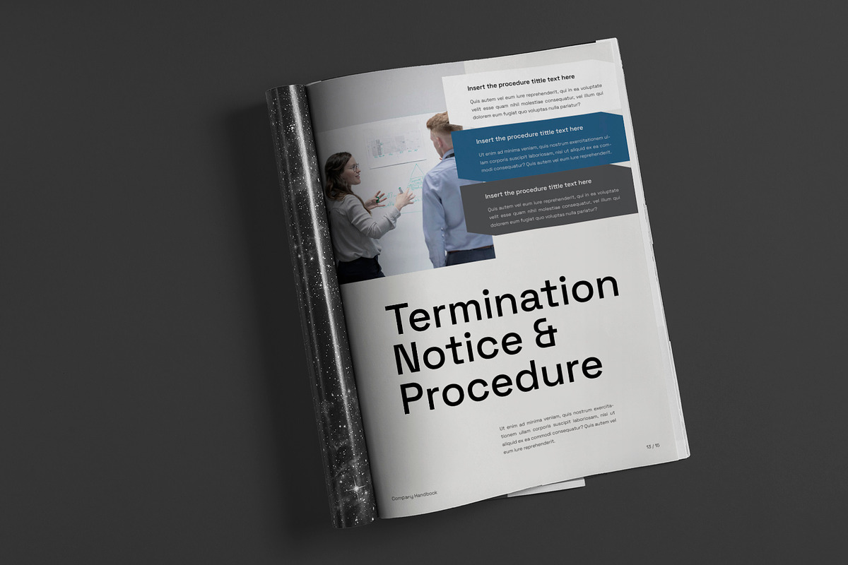 White Minimal Company Handbook, a Stationery Template by Neermana (Photo 10 of 10)