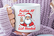 Christmas Sublimation PNG Festive AF, an Illustration by Daily.Designs (Thumbnail 3 of 5)