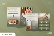 Spa Wellness Service Bifold Brochure, a Brochure Template by Annora Studio (Thumbnail 1 of 6)