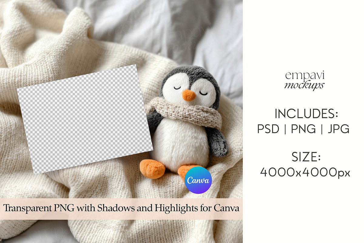 7x5 Landscape Invitation Card Mockup, a Mockup by EmpaviMockups (Photo 2 of 7)
