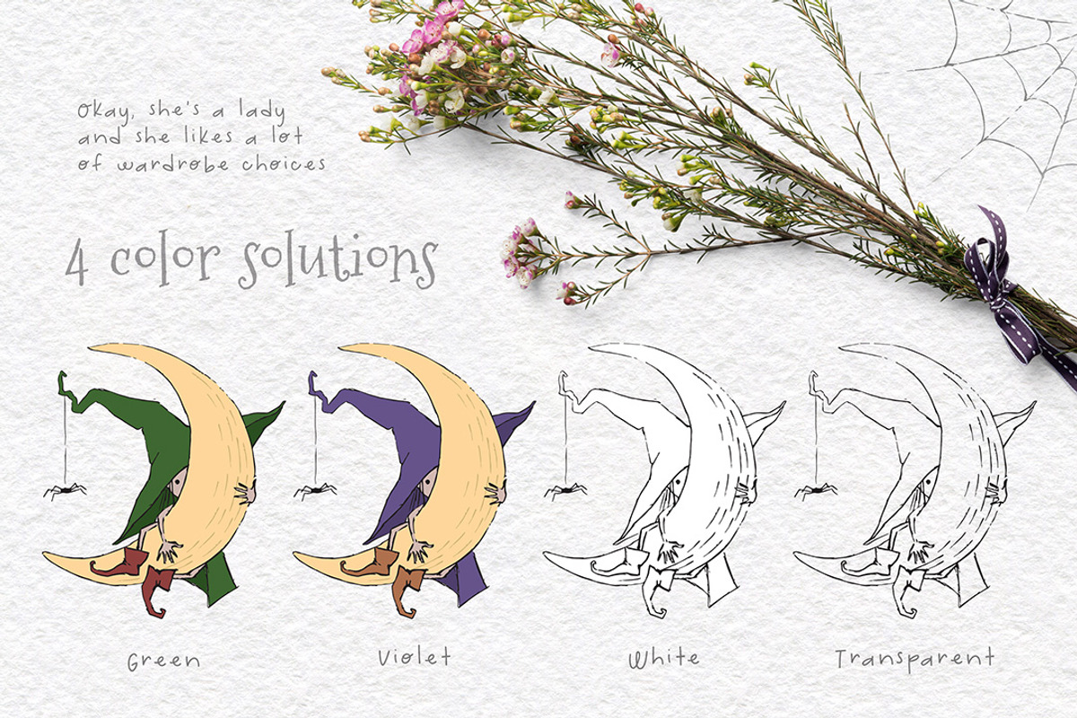 Cute Halloween Collection, an Illustration by Eva Katerina (Photo 7 of 19)