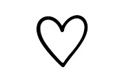 Hand Drawn Heart Doodle Vector Bundl, an Illustration by Creativeshirt (Thumbnail 30 of 48)
