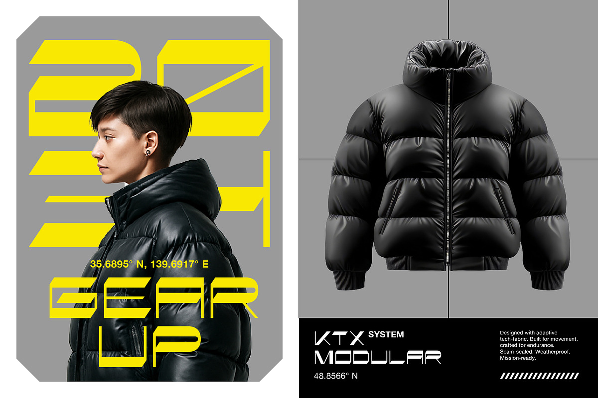 Geoska – Sci-fi Display Font, a Sans Serif Font by Invasi Studio (Photo 5 of 10)