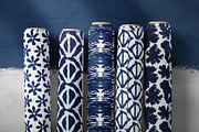 Indigo Watercolor and Ink Patterns, a Pattern Graphic by Tiger and Flower (Thumbnail 3 of 10)