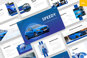 Speedy - Car Google Slides Template