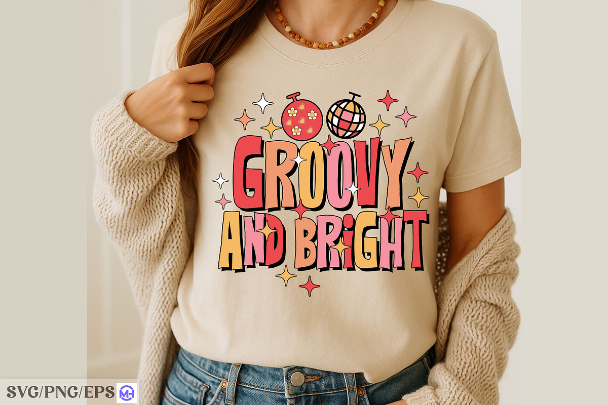 Groovy And Bright SVG PNG, a Graphic by mh_arif (Photo 1 of 4)