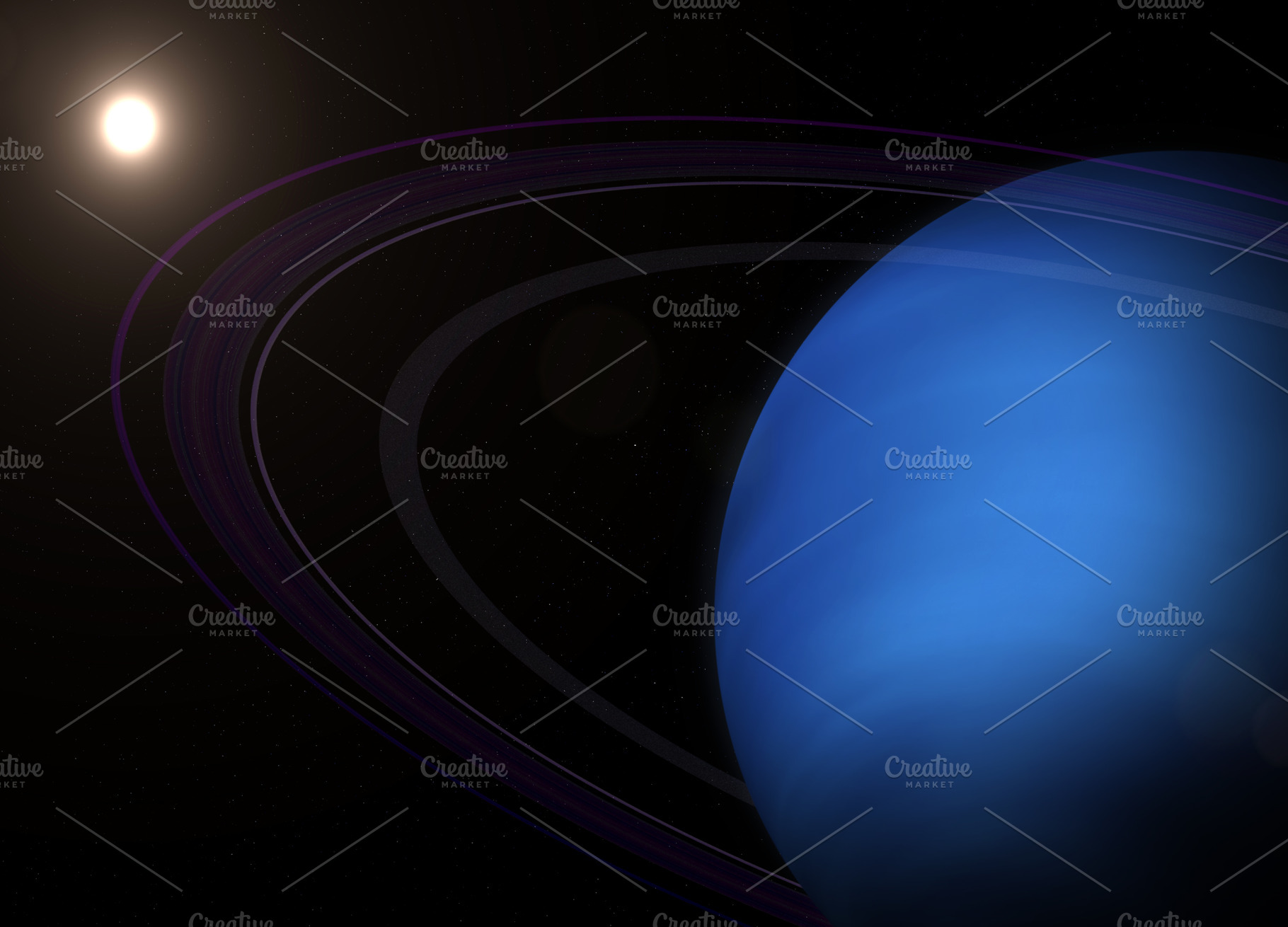 Planet Neptune., an Abstract Photo by Buradaki