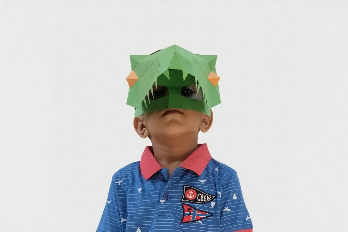 Mosasaurus Mask - 3d papercraft, an Animal 3D Model by PAPER amaze (Photo 9 of 9)