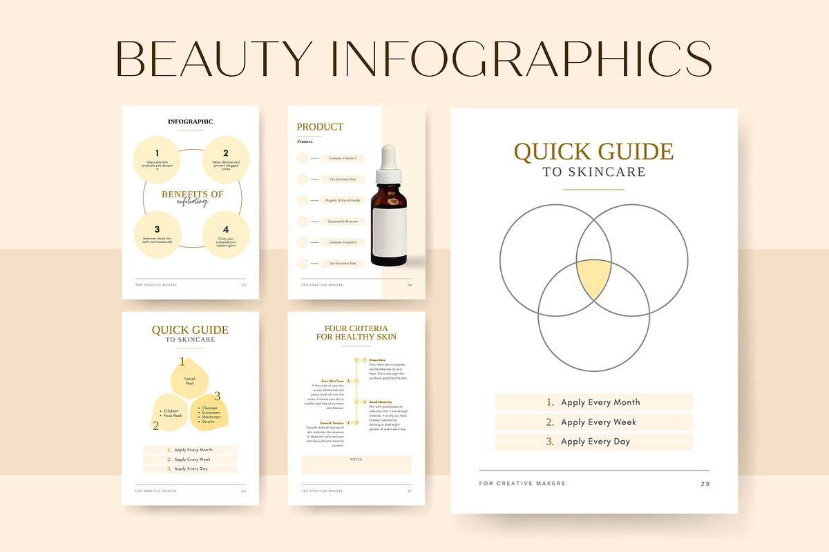 E-book Beauty Skincare - Canva, a Brochure Template by Azruca (Photo 8 of 12)