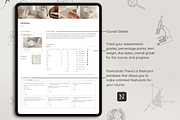 Notion Student Course Tracker, a Websites & App Template by Asha Glenn Design Studio (Thumbnail 5 of 9)