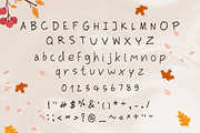 Autumn - A Handwritten Font, a Handwritten Font by ChiraaDesign (Thumbnail 6 of 6)