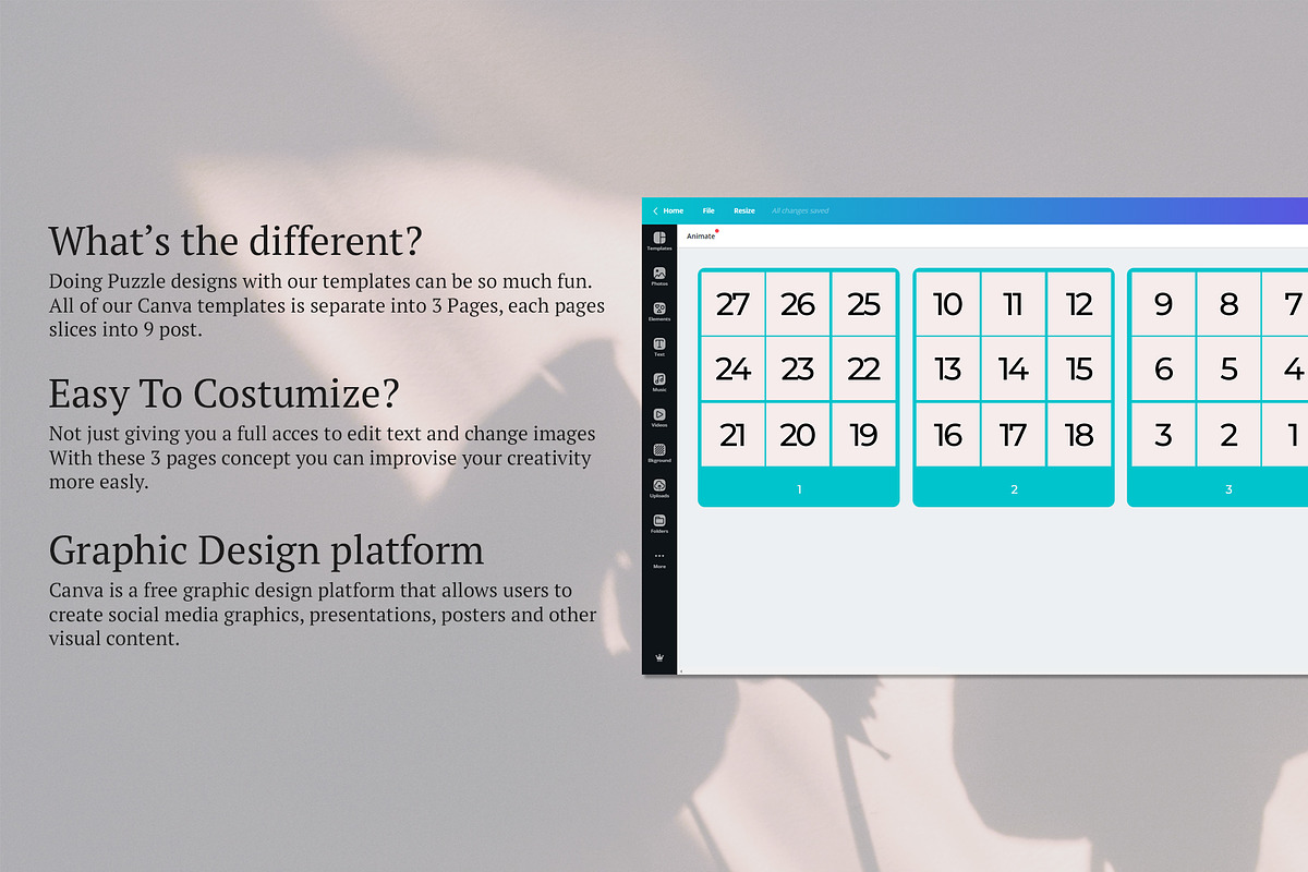 Canva | PS Puzzle Bundle, a Social Media Template by Analogi Studio (Photo 3 of 36)