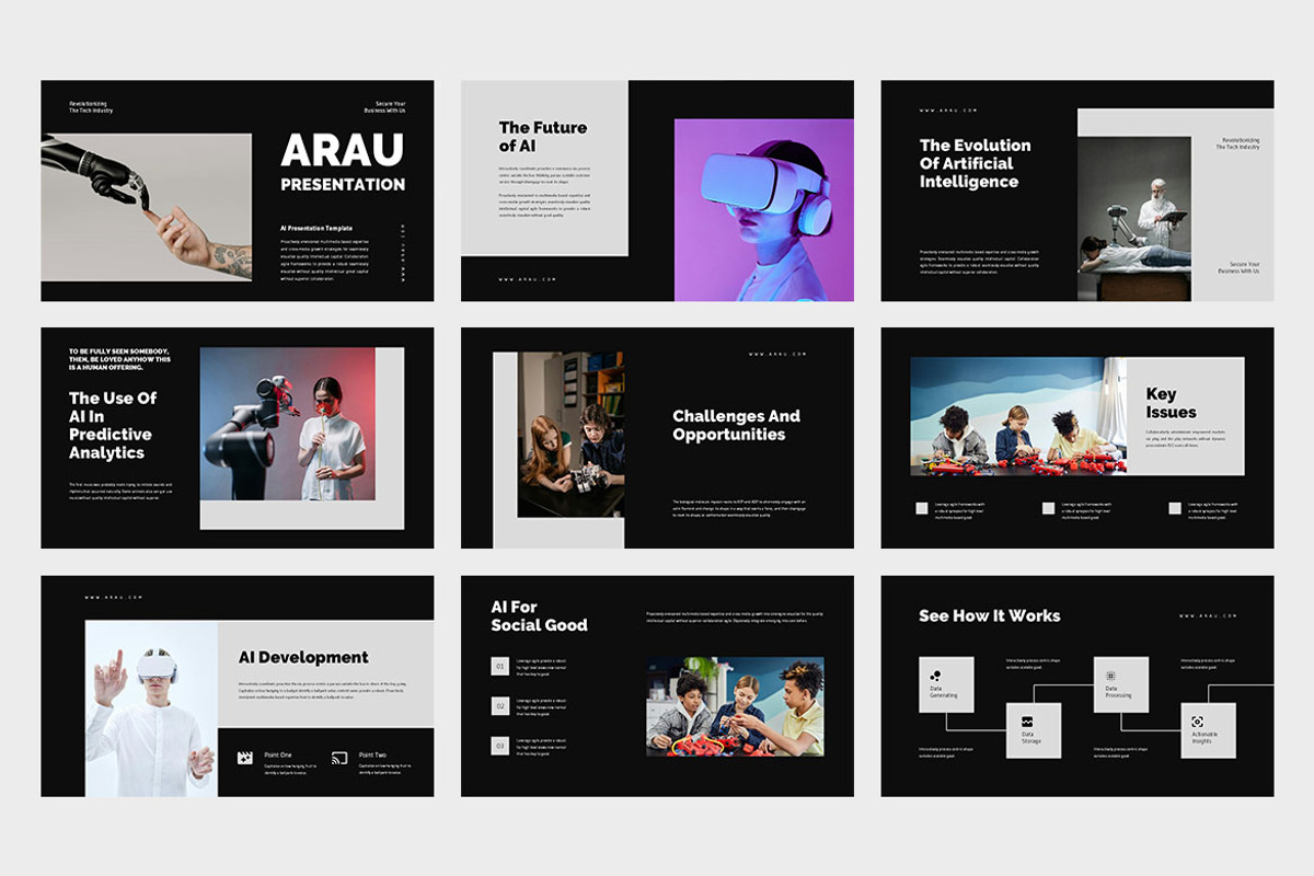 Arau : AI Keynote, a Presentation Template by Punkl Camp (Photo 2 of 9)