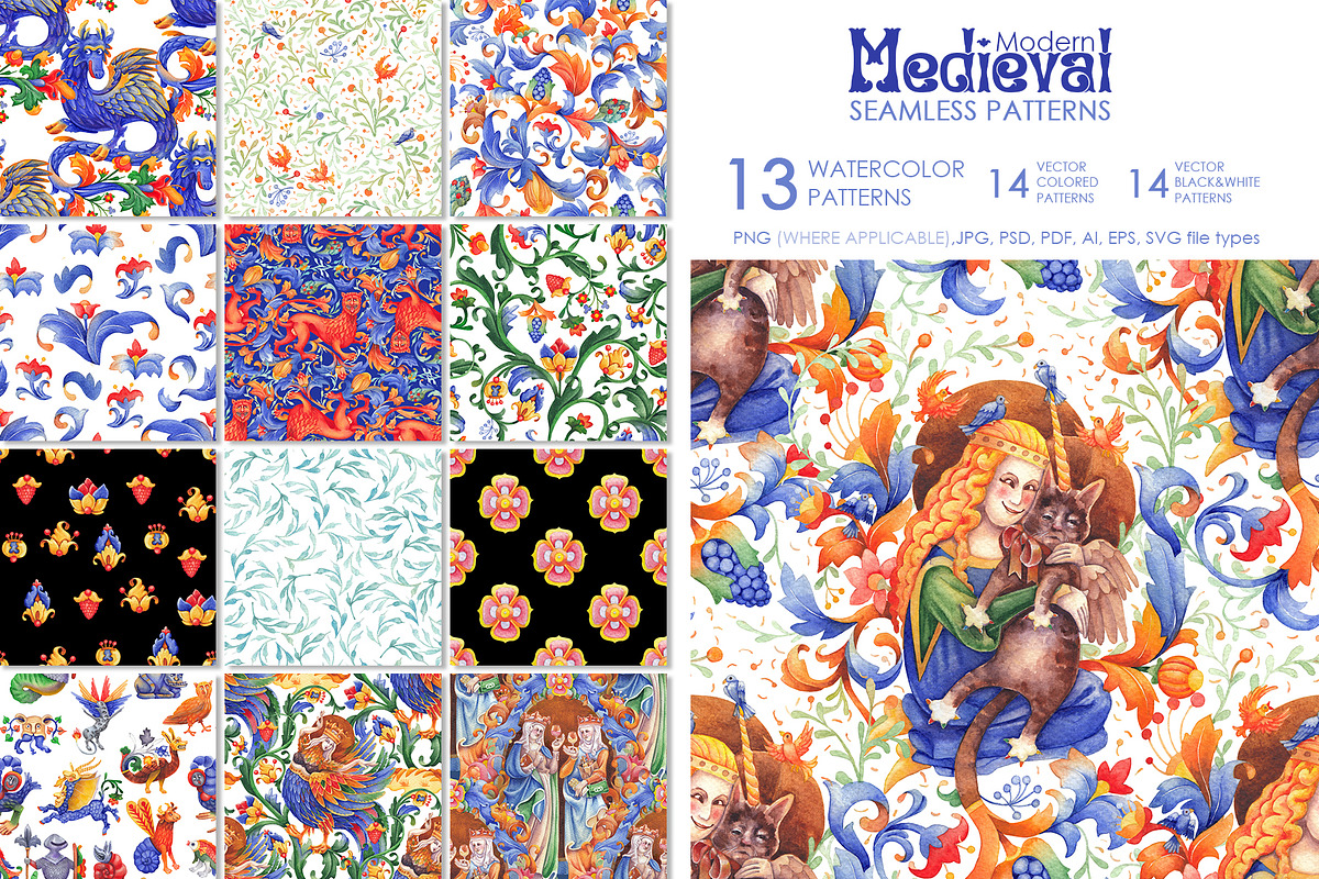 Medieval watercolor collection, a Person Illustration by Ekaterina Glazkova (Photo 13 of 15)