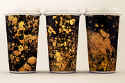 MARBLE GOLD ON BLACK Vector Textures, a Texture Graphic by ekaart (Thumbnail 4 of 11)