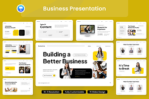 Business Presentation, a Presentation Template by Annora Studio
