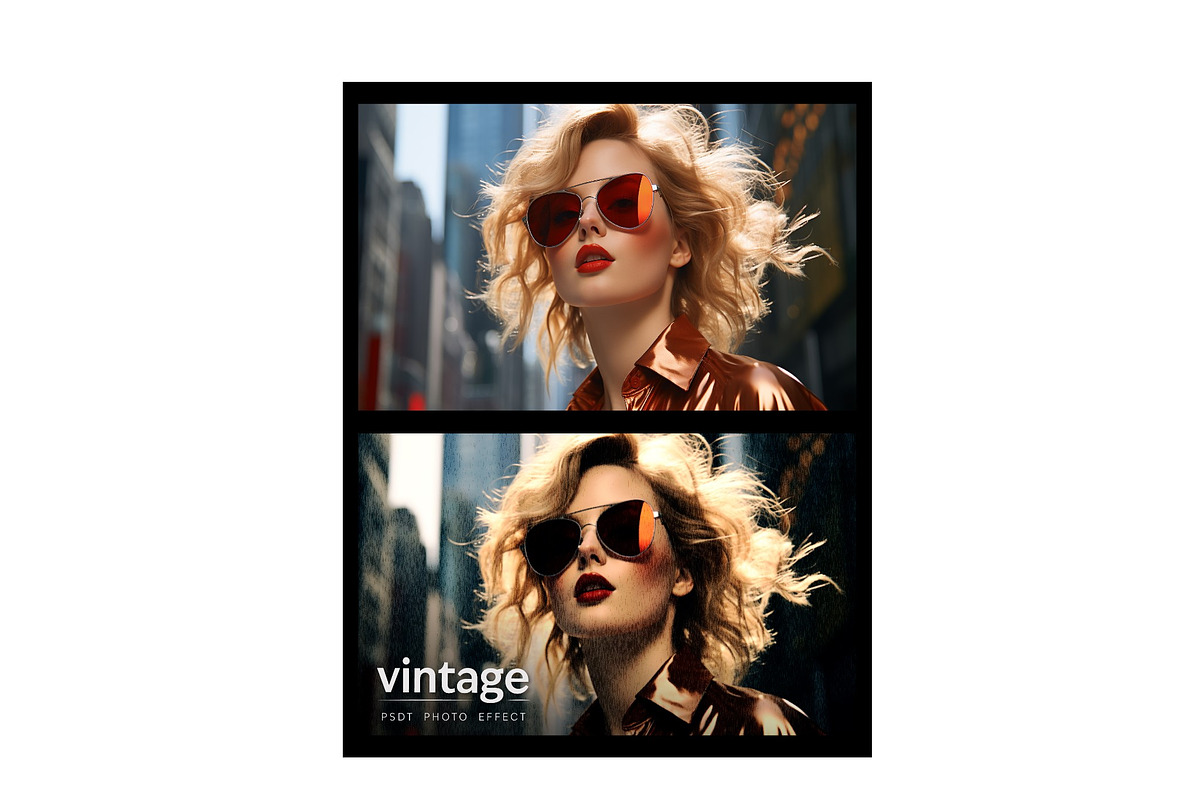 Retro Film Grain Photo Effect, a Brushes & More by studiogstock (Photo 2 of 2)