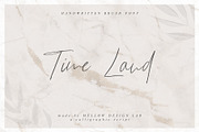 Time Land Font, a Script Font by Creamy Script (Thumbnail 6 of 6)
