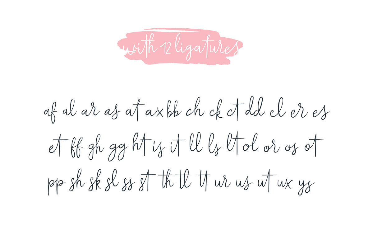 Scarlet Whaleys Font, a Script Font by trustha (Photo 10 of 11)